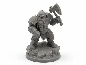 DnD Miniature Thrain Stonefist Dwarf Fighter