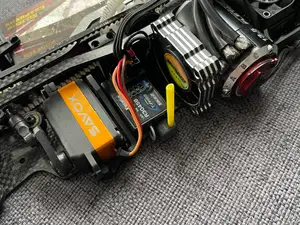 RC Receiver Mount with tuck away antenna.