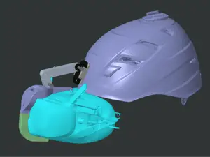 DJI Goggles N3 Helmhalterung MK1