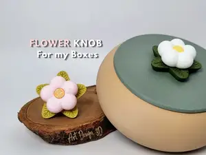 My Box Knob - Flower
