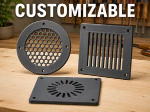 Customizable Parametric Ventilation Filter Grille