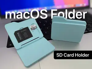 macOS Folder SD Card Holder