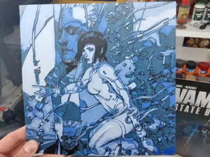 Ghost In the Shell Hueforge - Blue art