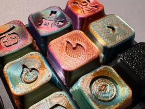 High Profile Icon Keycaps