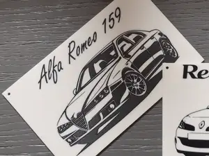Stampa decorativa Alfa