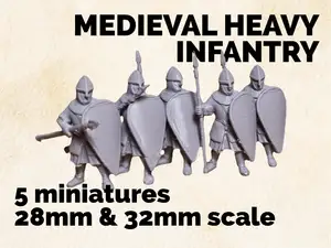 Medieval heavy infantry unit