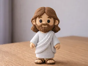 Knitted Jesus Figure – AMS & Single Color