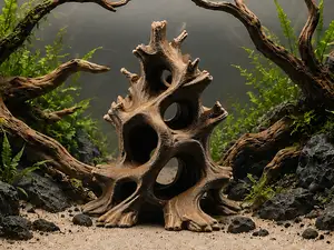 Hollow Driftwood Totem - Terrarium & Aquarium
