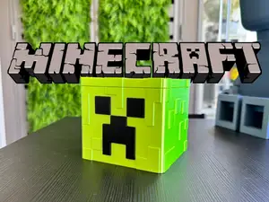 Creeper Head Box – Minecraft Storage Cube