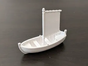 Single Sail Boat 1:32
