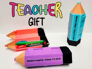 Pencil Case: Perfect Teacher’s Gift | Custom Text
