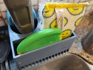 Veritical Scotch-Brite Dishwand + more sink holder