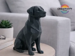 Low-Poly Labrador - Free Commercial Use