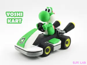 Yoshi Kart – Super Mario Style Racing Model