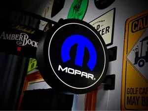 MOPAR - 2-Sided Gas Station Lightbox Sign