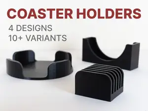 Round Coaster Holders - 10+ Variants
