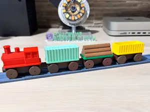 Little Toy Train:Locomotive, Freight Cars & Tracks