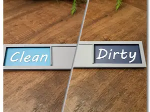 Clean Dirty Dishwasher Sign