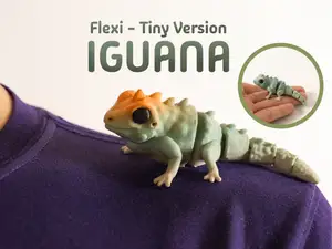 Iguana – Articulated & Keychain