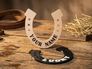 Customizable Horseshoe with your name
