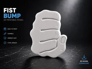 Fist Bump Token | Easy 25-Min Print