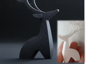 Christmas Deer Sculpture