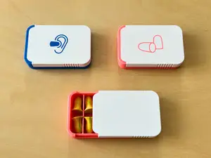 Slide Earplug Case / Small Parts Box