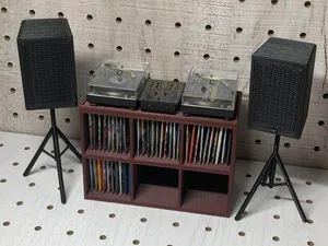 1/10サイズ ミニチュアPAスピーカーセット Technicsミニチュアコレクションに最適