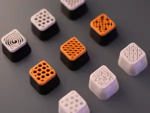 Infill Custom Keycaps (Colored)