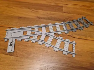 Building brick Train Track Switch left and right