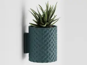 Plant Pot Geo Wall Mount Drip Tray