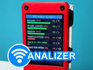 WIFI ANALIZER - ESP32 LVGL 2432S028 2.8"