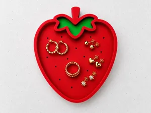 Strawberry Jewelry Tray | Cute Coquette Organizer