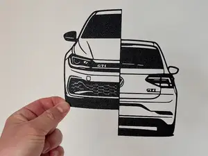 Wall Art Car - VW Polo GTI 2019