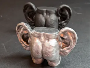 butt with ears - Arsch mit Ohren - Gesäßgesicht
