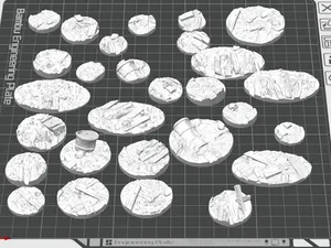 Trench Bases – Scalable Tabletop Miniature Bases