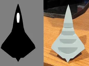 NGAD 6th Gen Fighter Coin Stand
