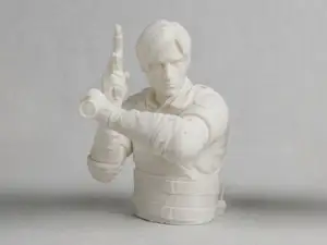 Leon Resident Evil Bust 3D Print Model 306