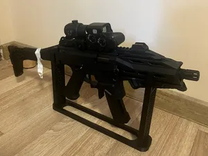 Airsoft Submachine Gun Rack