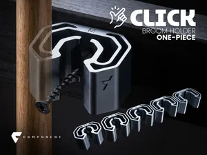Broom Holder - Tool Wall Mount - 5 Sizes