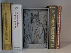 Nymph / Undine Fountain Book Nook (3D Scan-Based)