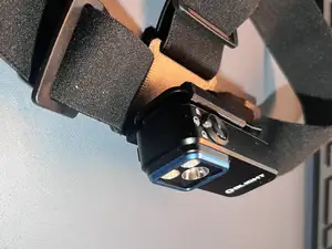 头灯夹具,完美适合OLIGHT傲雷Oclip小方侠系列手电筒(或背夹宽度小于25.5mm的手电筒)