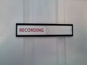 Streaming/Recording Door Sign for Content Creators