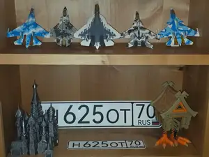 Editable Russian License Plate