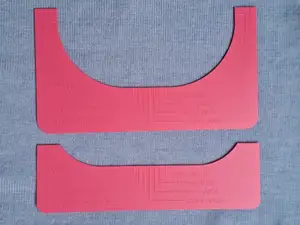 Cut & Sew Neckline Templates For Knitted Garments