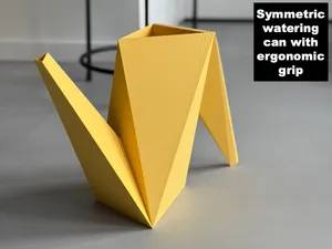 Low poly watering can