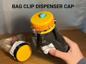 Bag Clip Dispenser Cap