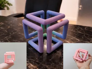 Infinity Cube - No supports 3 models