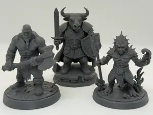 set 3 big heroes for dungeons and dragons DND