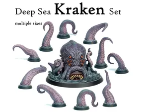 Kraken Set - DnD Miniature